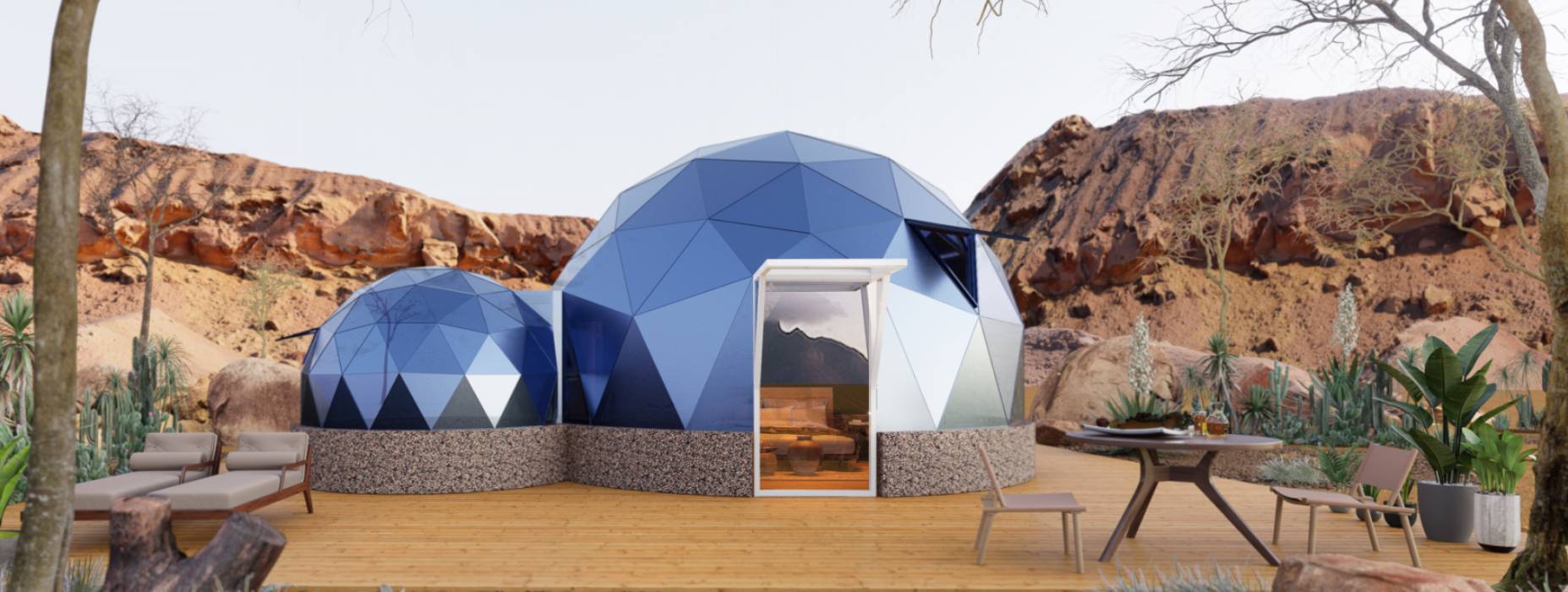 恩平市球形智能光伏玻璃星空房